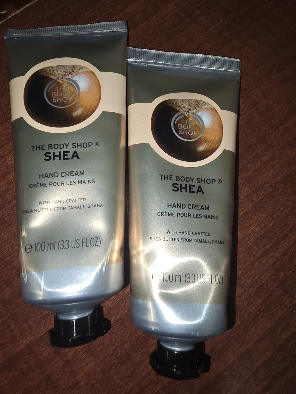 The Body Shop Shea Hand Cream - Green and Cream